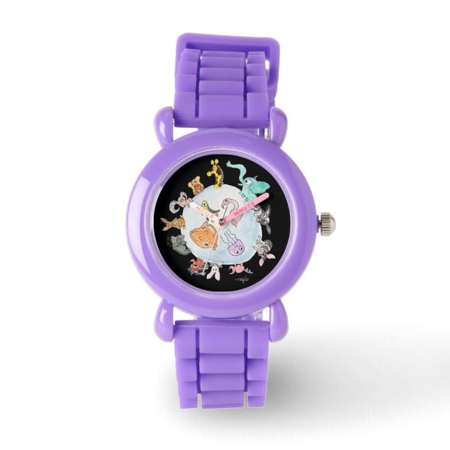 Reloj De Pulsera Animals of the World (Anverso)