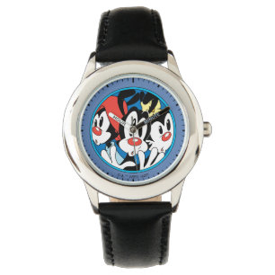 Reloj De Pulsera Animaniacs   Gráfico circular de hermanos Warner