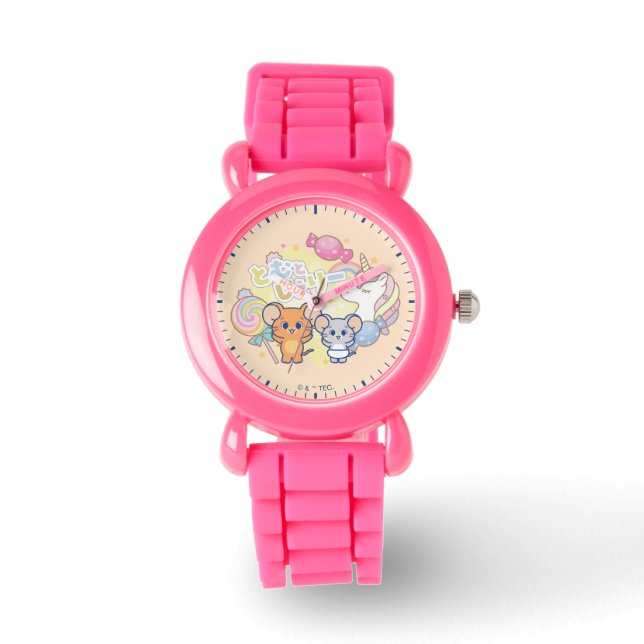 Reloj De Pulsera Anime Magical Candyland con Jerry y Tuffy (Anverso)