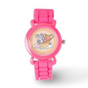 Reloj De Pulsera Anime Tuffy y Jerry Cheesecake