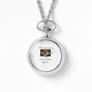 Reloj De Pulsera Aniversario boda agregar nombre año imagen par de 