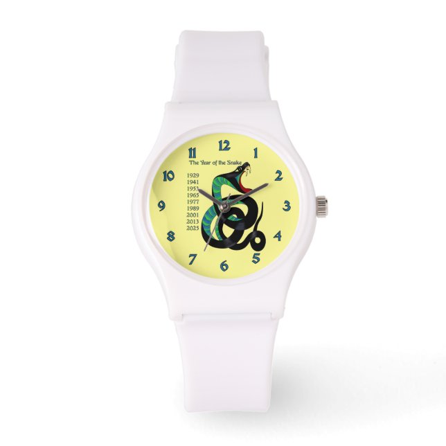 Reloj De Pulsera Año de la serpiente (Anverso)