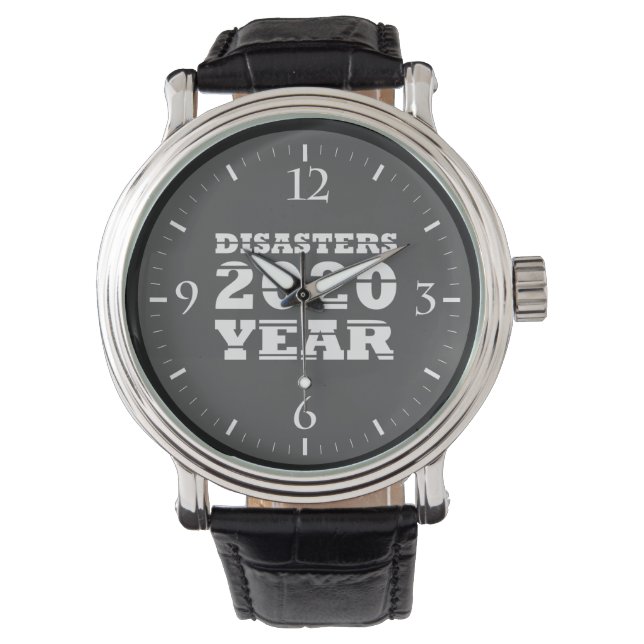 Reloj De Pulsera Año de los desastres de 2020 (Anverso)