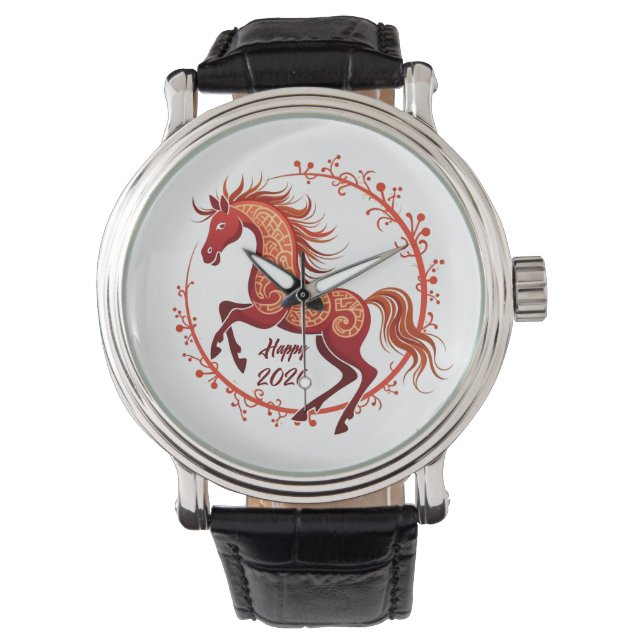 Reloj De Pulsera Año del caballo 2026 (Anverso)