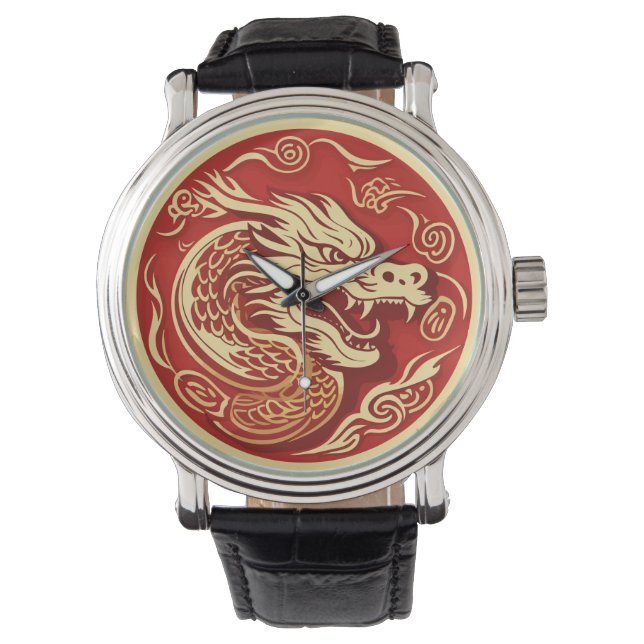 Reloj De Pulsera Año Del Dragón (Anverso)