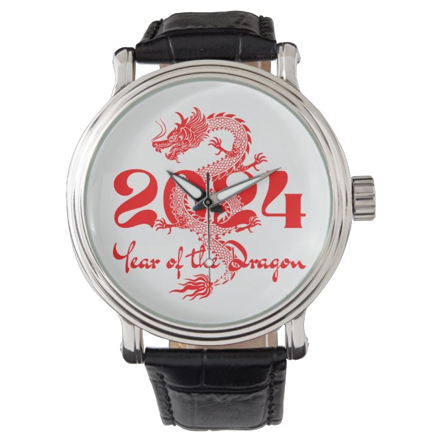 Reloj De Pulsera Año Nuevo Chino 2024 (Anverso)
