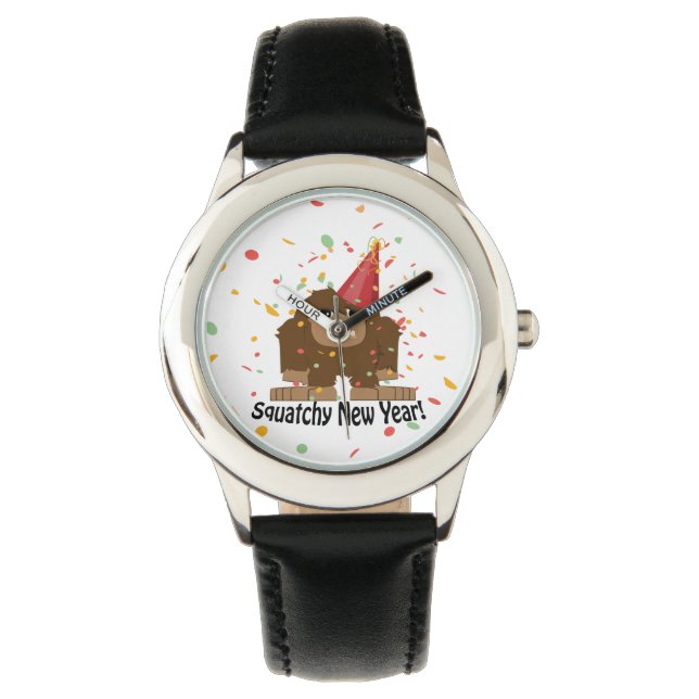 Reloj De Pulsera Año nuevo Squatchy (Anverso)