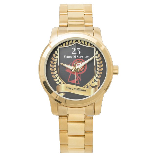 Reloj De Pulsera Años de servicios de HOJ (Anverso)