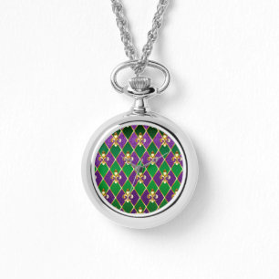 Reloj De Pulsera Antecedentes de joyas Mardi Gras