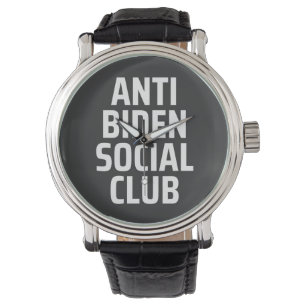 Reloj De Pulsera Anti Biden Social Club