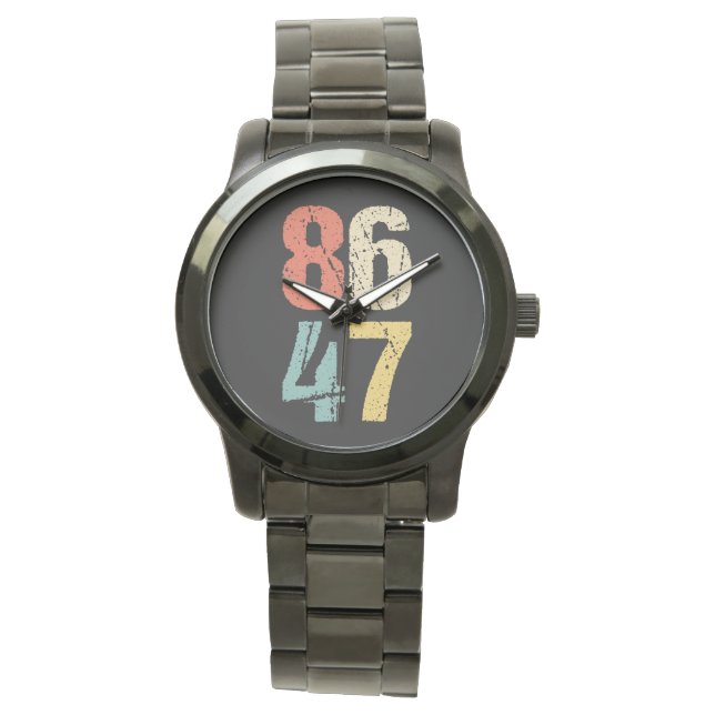 Reloj De Pulsera Anti-Trump - 86 47 I (Anverso)