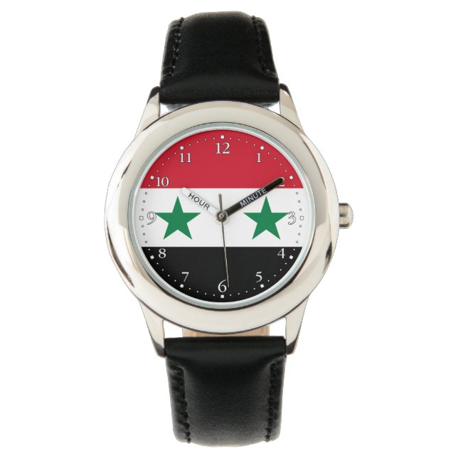 Reloj De Pulsera Antigua bandera de Siria (Anverso)