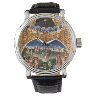 RELOJ DE PULSERA ANTIGUA RENAISSANCE TAROTS 21 / EL MUNDO