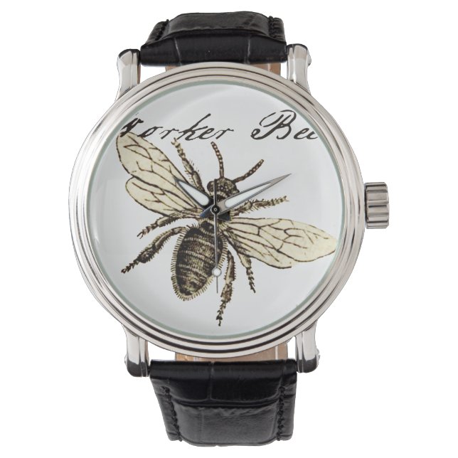 Reloj De Pulsera Antigüedad del Ilustracion de los insectos de los  (Anverso)