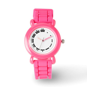 Reloj De Pulsera Antiguo arte vectorial Maya blanco negro