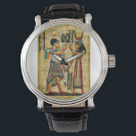 Reloj De Pulsera Antiguo Egipto 5 Alternativa<br><div class="desc">Obra de arte bellamente representada de la antigüedad egipcia. Estas fotos son en realidad imágenes encontradas en muros en pirámides y otros lugares de Egipto. Coloridas y magníficas,  elaboran productos de calidad que destacan en una habitación.</div>