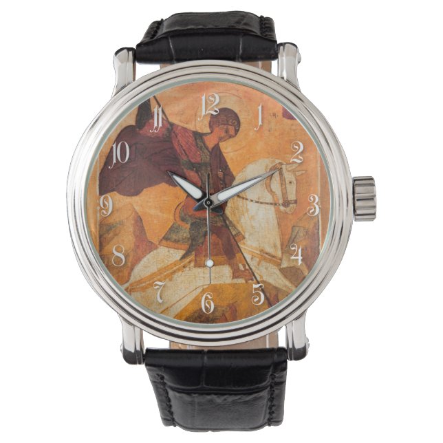 Reloj De Pulsera Antiguo ícono ruso de San Jorge (Anverso)