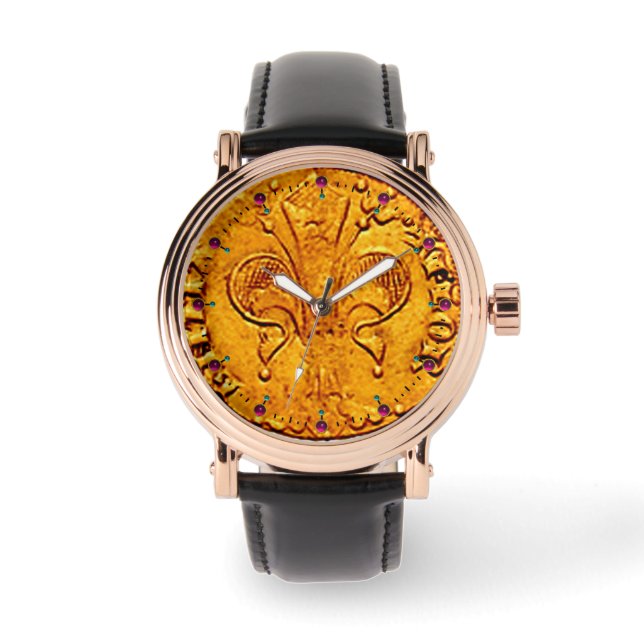 RELOJ DE PULSERA ANTIQUE GOLD FLORENTINE FORINT (Anverso)