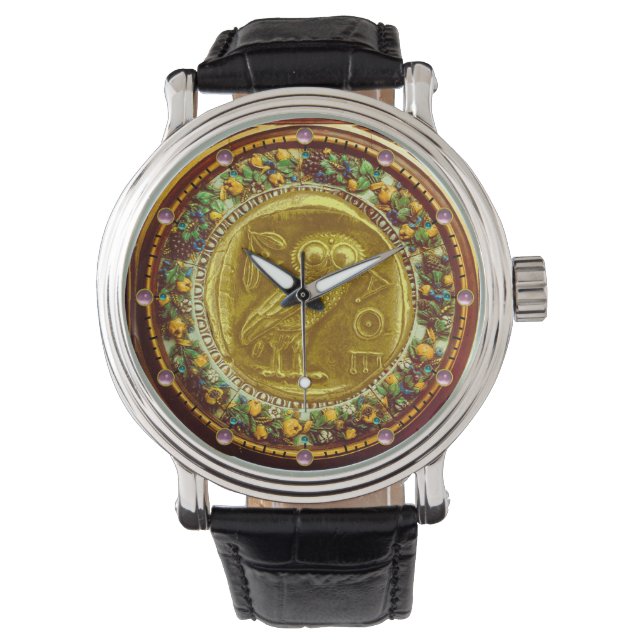 RELOJ DE PULSERA ANTIQUE OWL GOLD YELLOW (Anverso)
