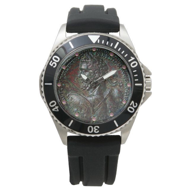 RELOJ DE PULSERA ANTIQUE ROMAN BRONZE MEDALLION SEPTIMUS SEVERO (Anverso)
