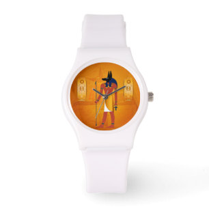 Reloj De Pulsera Anubis, dios egipcio antiguo