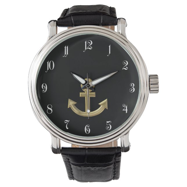 Reloj De Pulsera Anuncio dorado (Anverso)