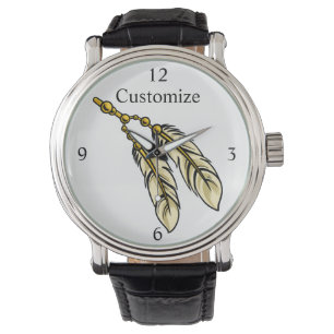 Reloj De Pulsera Apache Feathers Thunder_Cove