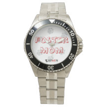 APARN Foster Mom Classic Stainless Steless Watch