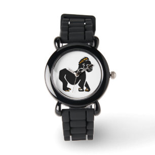 Reloj De Pulsera Ape - GORILLA gráfica - Primado - Vida salvaje -