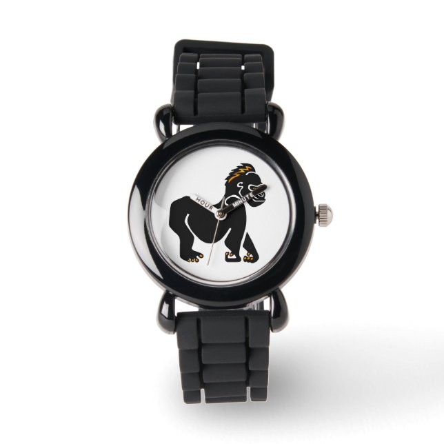 Reloj De Pulsera Ape - GORILLA gráfica - Primado - Vida salvaje - (Anverso)