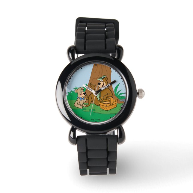 Reloj De Pulsera Aperitivo para picnic y boco-boo de yogi (Anverso)