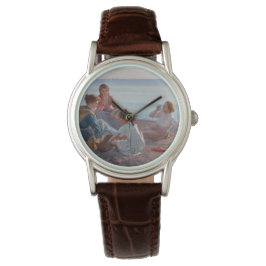 Reloj De Pulsera Aperitivo picnic en la playa (escenario marítimo i