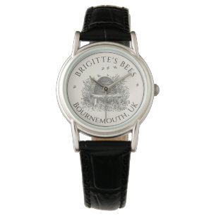 Reloj De Pulsera Apiary Business Beekeeper Wrigwatch Ivory Skep