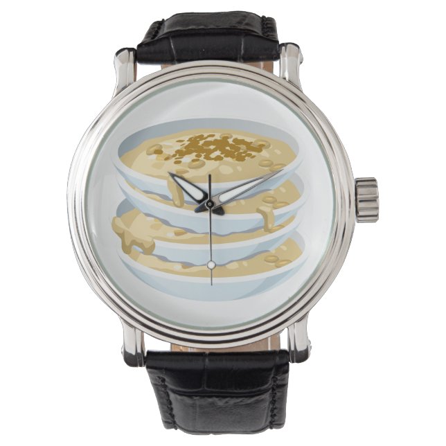Reloj De Pulsera Aplejor de comida de Glitch (Anverso)