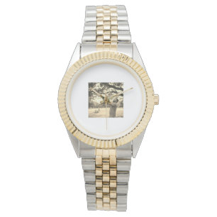 Reloj De Pulsera Aplicación abstracta acuarela rosa púrpura minimal
