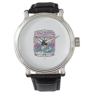 Reloj De Pulsera Aplicación Colorida Cascos y Corazones Felices de