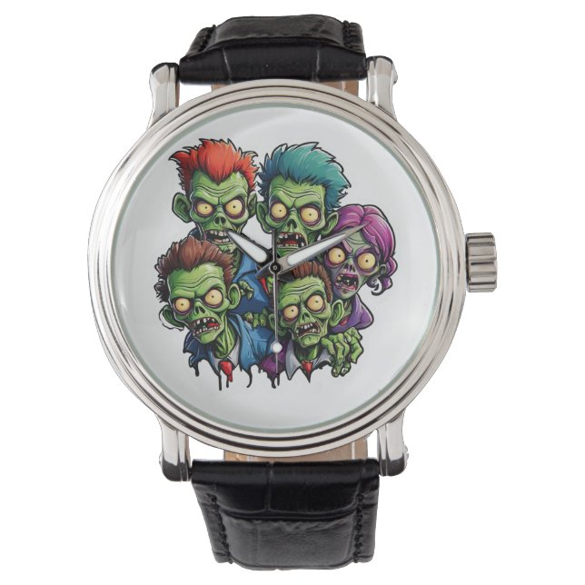 Reloj De Pulsera Apocalipsis zombie (Anverso)