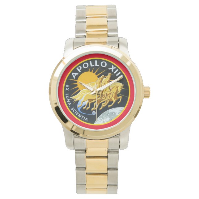 Reloj De Pulsera Apolo 13-insignia (Anverso)