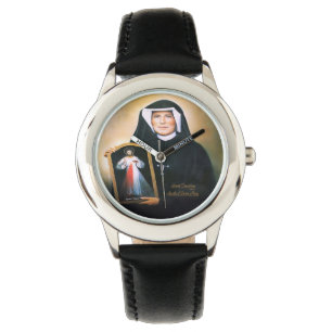 Reloj De Pulsera Apóstol de Santa Faustina de divina misericordia