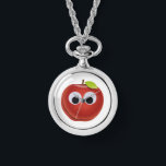 Reloj De Pulsera Apple, fruta roja con ojos de google - Personaliza<br><div class="desc">El diseño que describes parece encantador y juguetón. Una manzana roja personalizado con grandes ojos de gafas le da al objeto una personalidad animada y animada. El color rojo de la manzana podría indicar su frescura y animación, mientras que la sonrisa y los grandes ojos ondulados le dan un toque...</div>