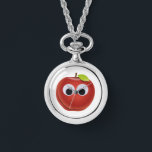 Reloj De Pulsera Apple, fruta roja con ojos de google - Personaliza<br><div class="desc">El diseño que describes parece encantador y juguetón. Una manzana roja personalizado con grandes ojos de gafas le da al objeto una personalidad animada y animada. El color rojo de la manzana podría indicar su frescura y animación, mientras que la sonrisa y los grandes ojos ondulados le dan un toque...</div>