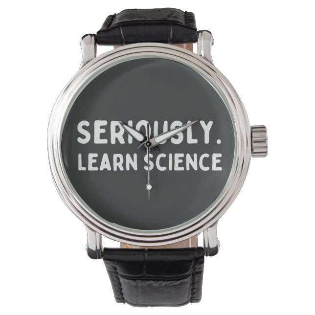 Reloj De Pulsera Aprender ciencia (Anverso)