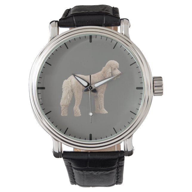 Reloj De Pulsera Apricot Poodle (Anverso)