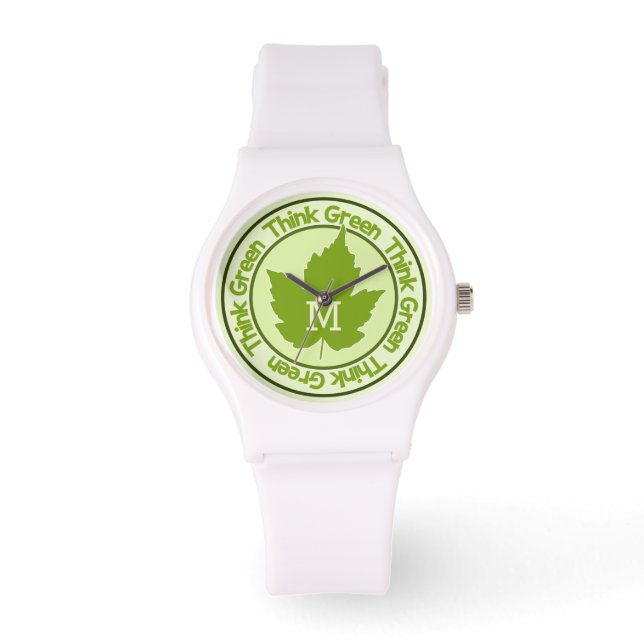 Reloj De Pulsera APROXIMACIÓN DE personalizado VERDE (Anverso)