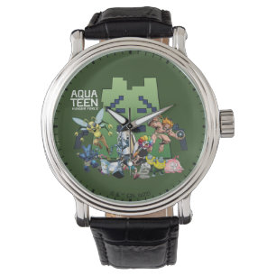 Reloj De Pulsera Aqua Teen Hunger Force Villains