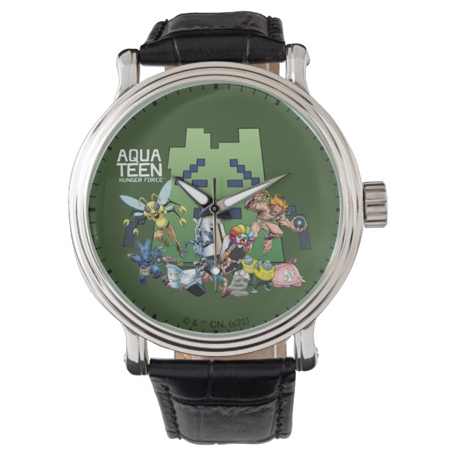 Reloj De Pulsera Aqua Teen Hunger Force Villains (Anverso)
