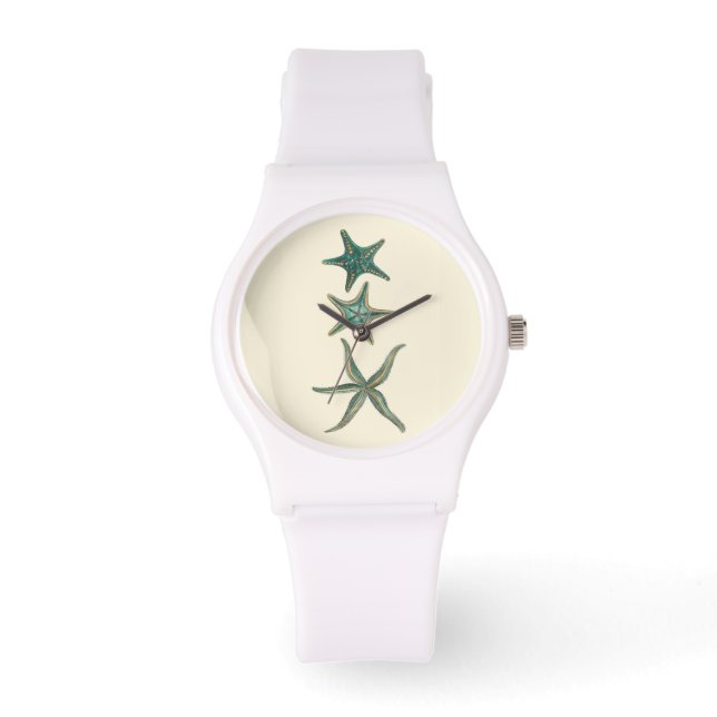 Reloj De Pulsera Aquamarine Triple Starfish (Anverso)