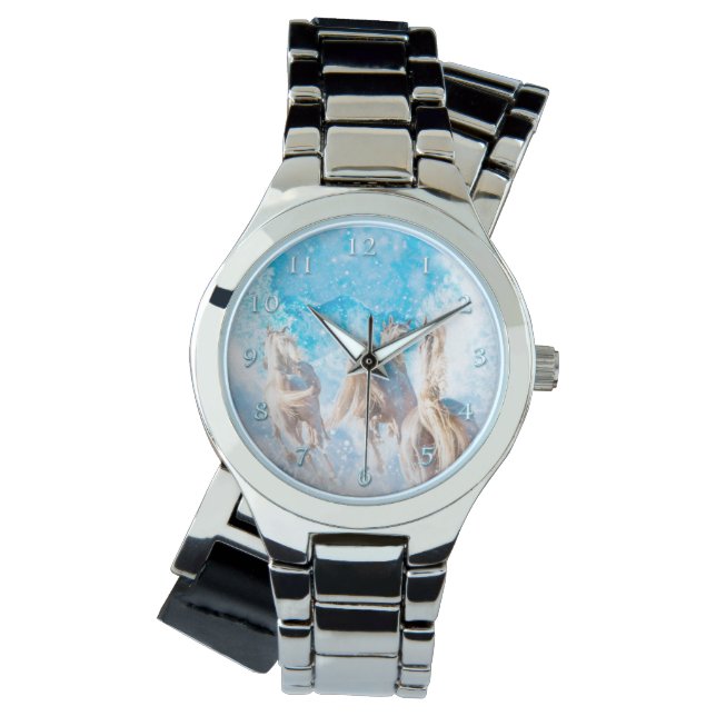 RELOJ DE PULSERA ARABIA HORSE WINTER TAILS (Anverso)