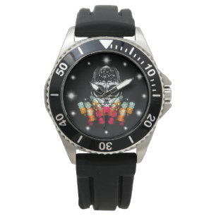 Reloj De Pulsera Araña de caída de corte con Gorra dewdrop