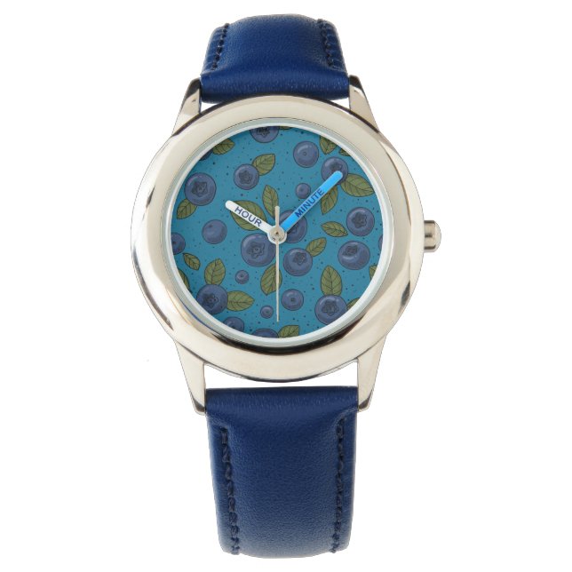 Reloj De Pulsera Arándanos azules (Anverso)